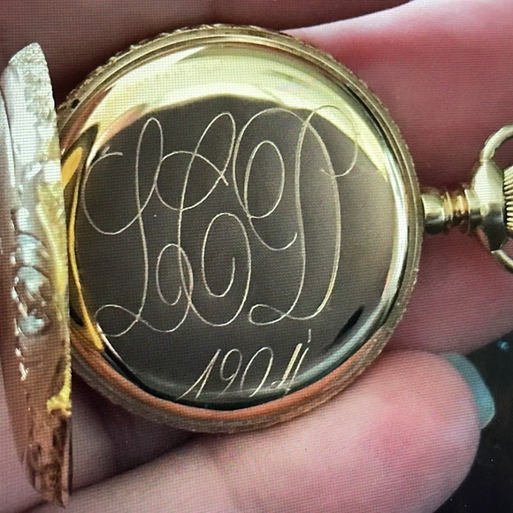 🎉HP🎉 1904 Elgin - 14k Gold Pocket Watch - Picture 12 of 17
